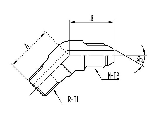 FT35M 45°Elbow