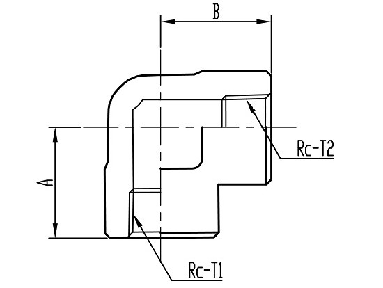 RC87(同径) 90°Elbow コード：RC87 相当品コード：2087,SNL