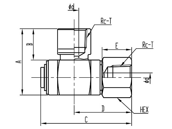 JL**DD Swivel Joint コード：JL**DD