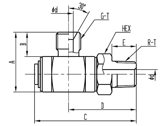 JL**KC Swivel Joint コード：JL**KC