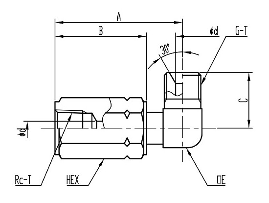 SKL32 Swivel Joint コード：SKL32