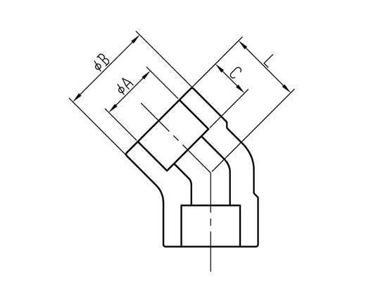 WE62 45°Elbow