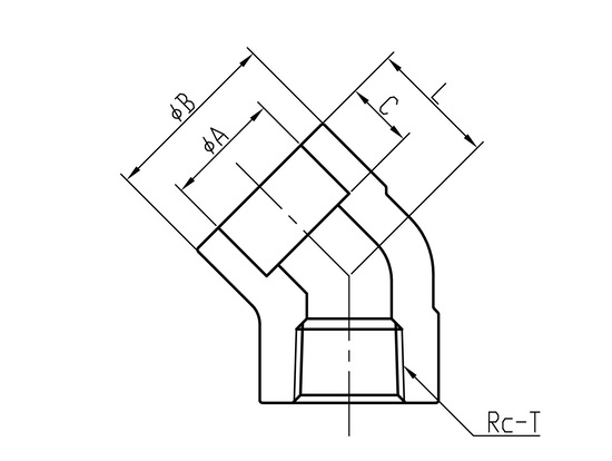 WE82 45°Elbow