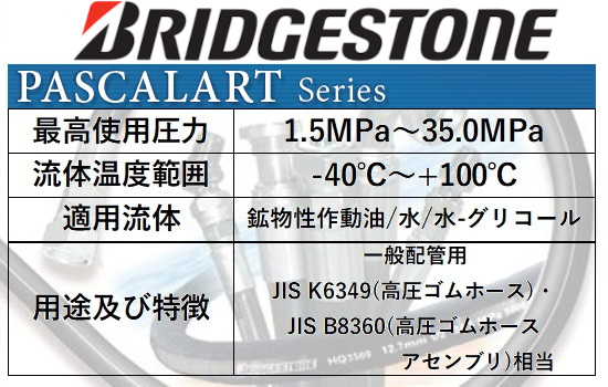 パスカラート(PASCALART) 油圧ホース コード：PA