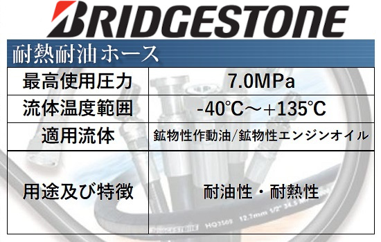 耐熱耐油ホース コード：HM