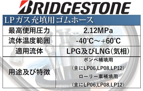 LPガス充填用ゴムホース