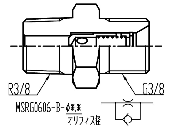 MSRG0606-SR-B コード：MSRG0606-SR-B