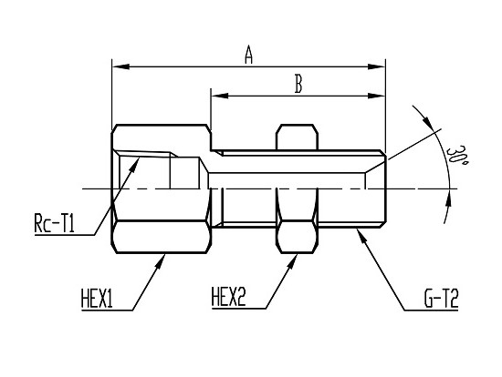 SP07(同径) Bulkhead Connector コード：SP07 相当品コード：9007,BH07