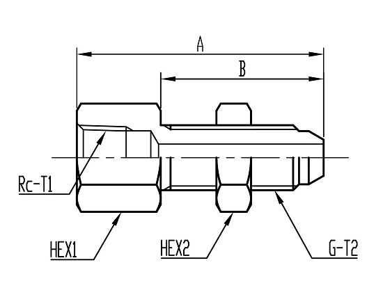 SP08(同径) Bulkhead Connector