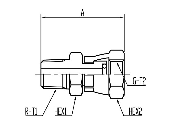 SP00 Pressure gauge connector