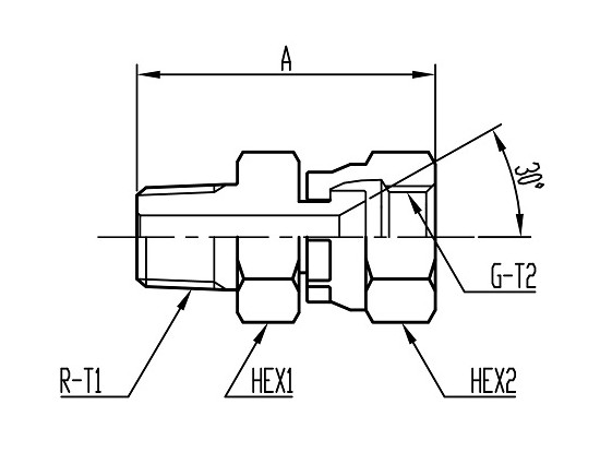 FT16(異径) Swivel Connector