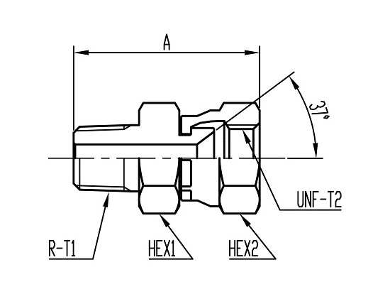 FT16UNF Swivel Connector