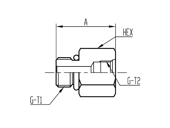 FT93 O-ring port Connector コード：FT93 相当品コード：SSO07OP