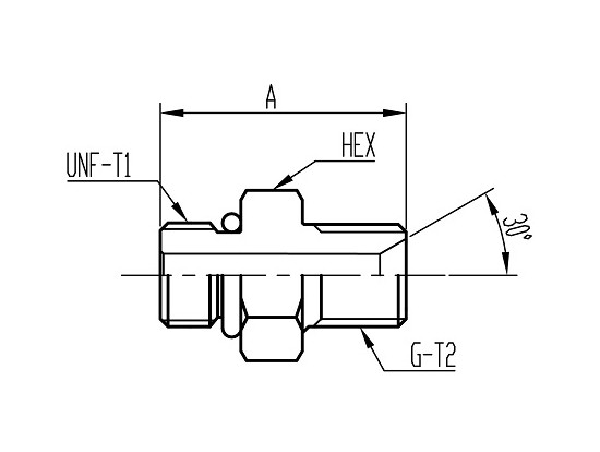 FT65 O-ring boss Connector