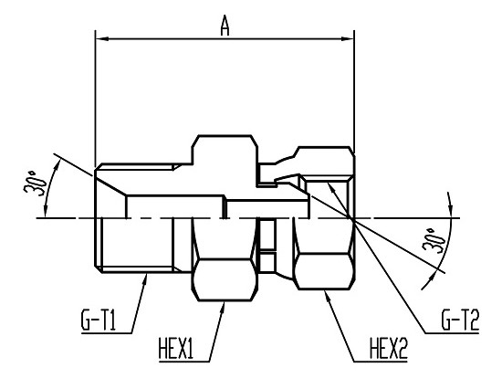 CH15(異径) Swivel Connector コード：CH15-1 相当品コード：US0609,0905