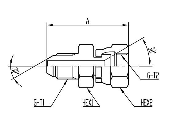 CH04(異径) Swivel Connector コード：CH04-1 相当品コード：US1613,1304