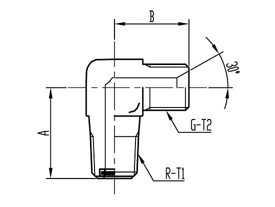 FT34MF 90°Elbow with Filter