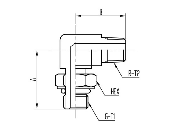 CT05 90°Adjustable Elbow コード：CT05 相当品コード：SWO90RG,1105