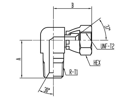 FT62U 90°Union Elbow