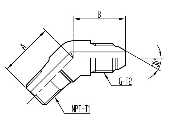 FT35N 45° Elbow