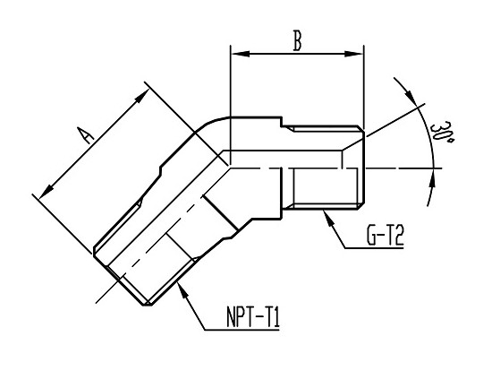 FT36N 45° Elbow