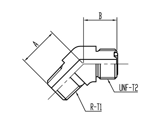 FS07 ORS 45° Elbow