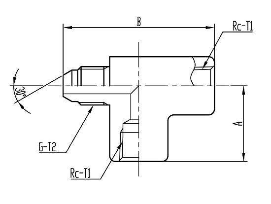 SP64(同径) Tee コード：SP64 相当品コード：9064,T-G2-Rc-Rc