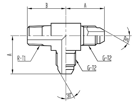 SP52(同径) Tee コード：SP52 相当品コード：9052,T-G2-R-G2