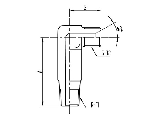 SP34(異径) 90°Long Elbow