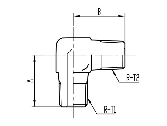 RC86(異径) 90°Elbow コード：RC86-2 相当品コード：PL90