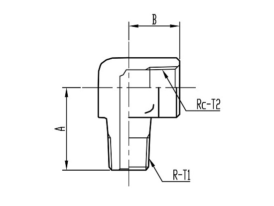 RC88(同径) 90°Elbow コード：RC88 相当品コード：2088,OML90