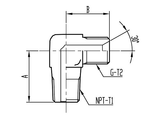 FT82 90°Elbow コード：FT82 相当品コード：1082,SR34GN