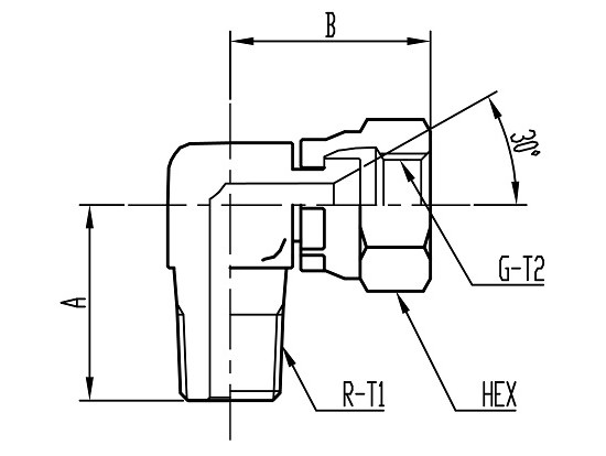 FT62 90°Union Elbow