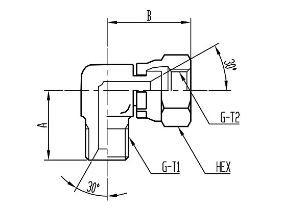 CH49 90°Conversion Elbow