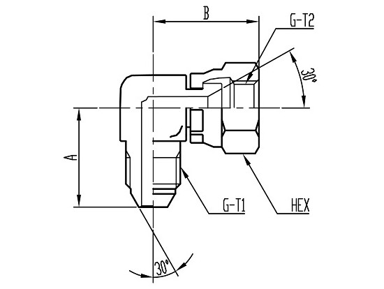 FT21 90°Union Elbow