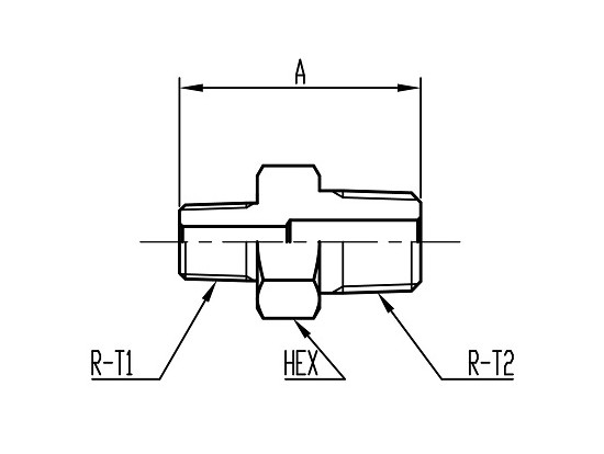 RC83(異径) Nipple コード：RC83-2 相当品コード：2083,NB