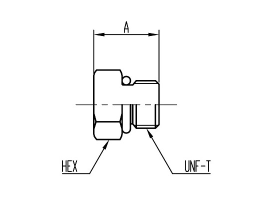 UN46 O-ring boss Plug