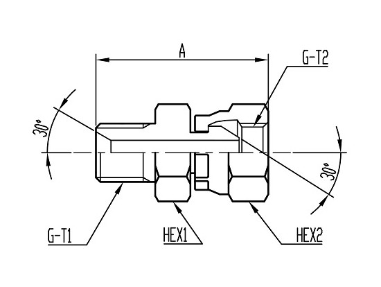 CH15(同径) Swivel Connector コード：CH15 相当品コード：0905,US0609