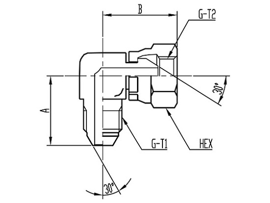 CH58 90°Conversion Elbow