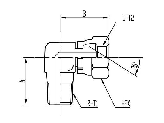 FT60 90°Union Elbow