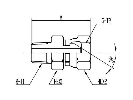 FTS06(同径) SUS Swivel Connector コード：FTS06 相当品コード：SUS-SR06